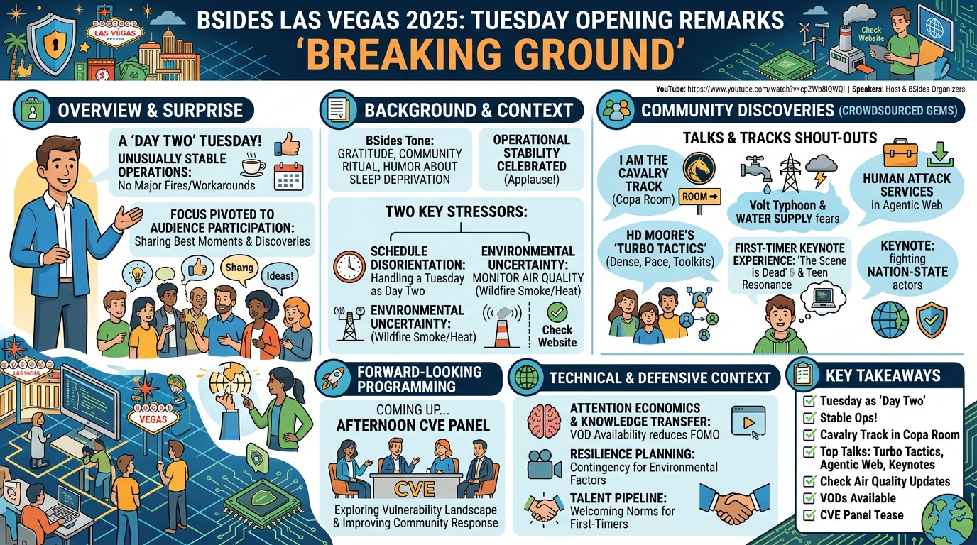 Visual summary for Opening Remarks, Tuesday: Breaking Ground by Daemon Tamer