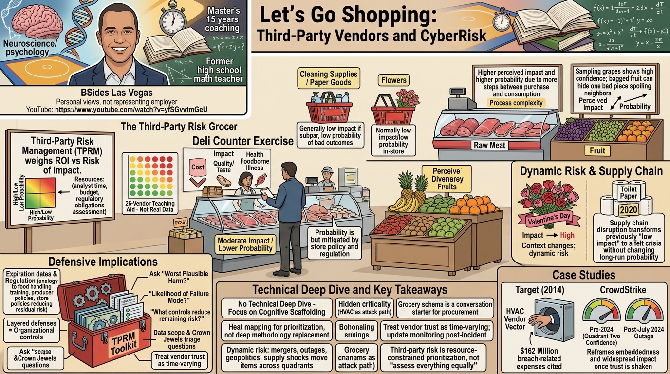 Visual summary for Let’s Go Shopping: Third-Party Vendors and CyberRisk by Meghan Jacquot, Rafael Ayala