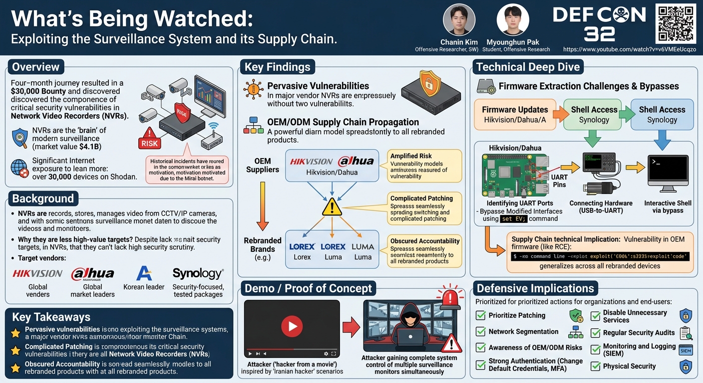 Visual summary for The edges of Surveilance System and its supply chain by Chanin Kim, Myounghun Pak