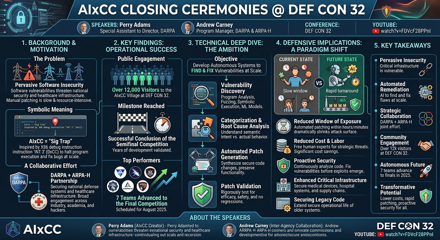 Visual summary for AIxCC Closing Ceremonies by Unknown