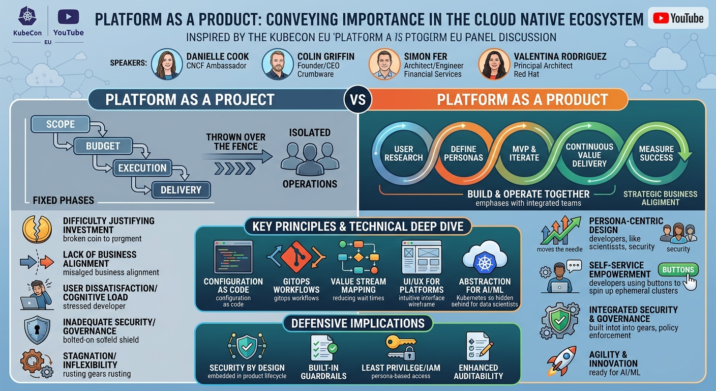 Visual summary for Conveying the Importance of Platform as a Product in the Cloud Native Ecosystem
