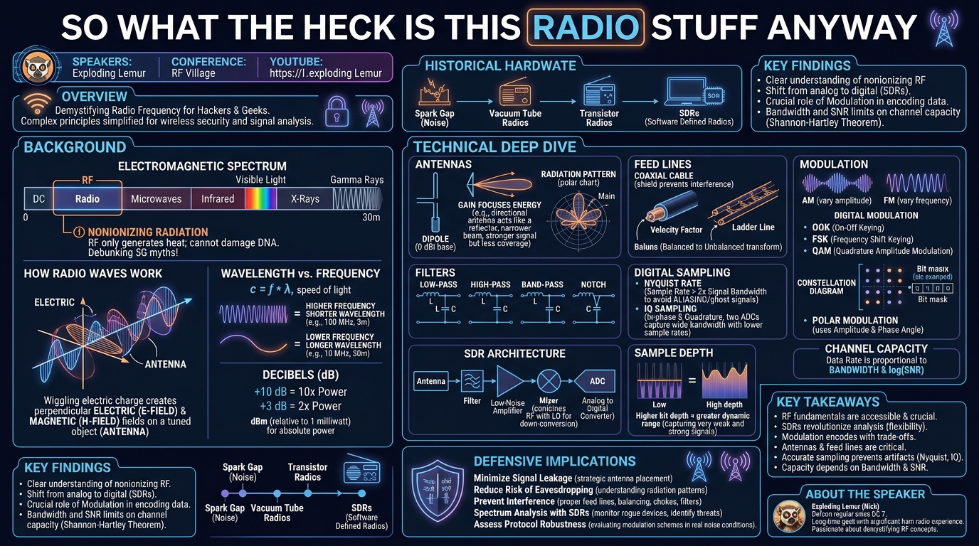 Visual summary for So What The Heck Is This Radio Stuff Anyway by Exploding Lemur