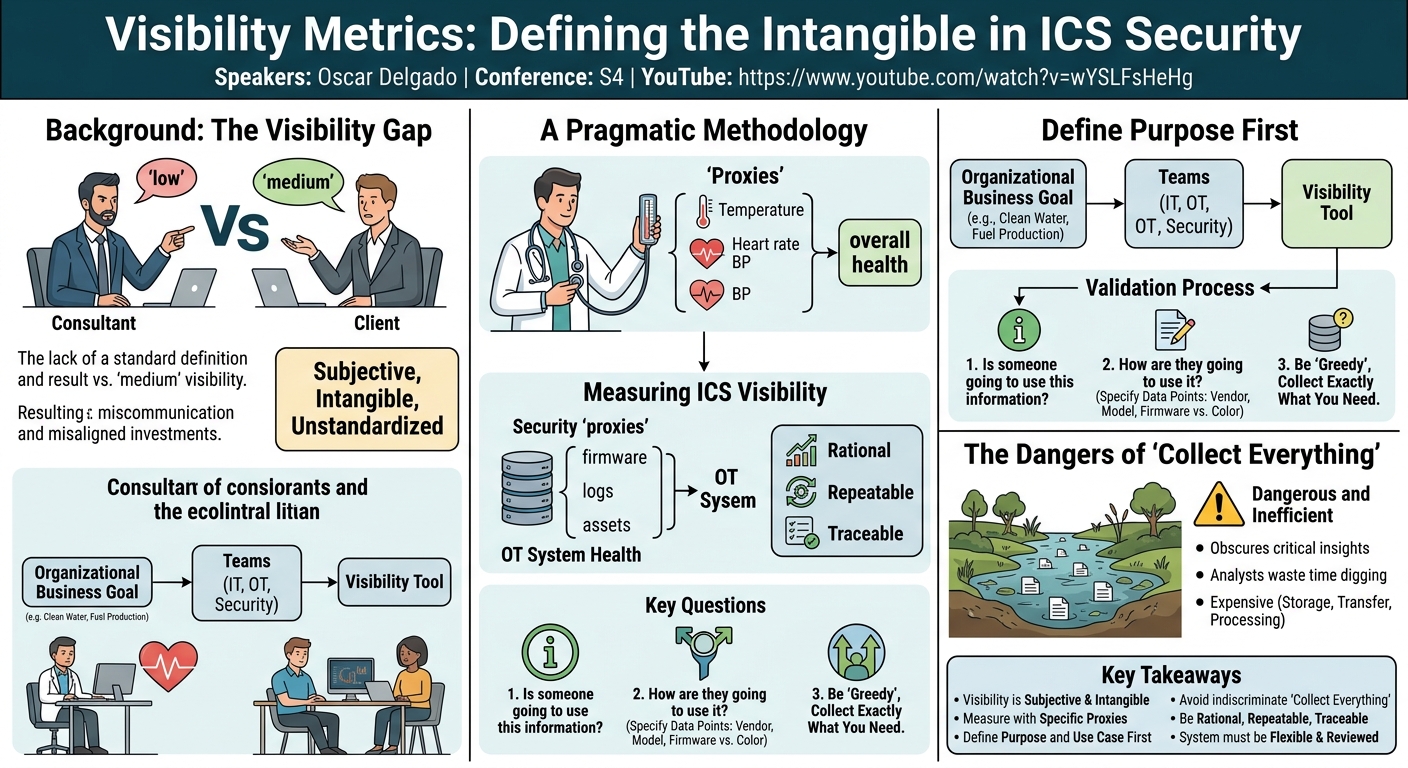 Visual summary for Visibility Metrics by Oscar Delgado